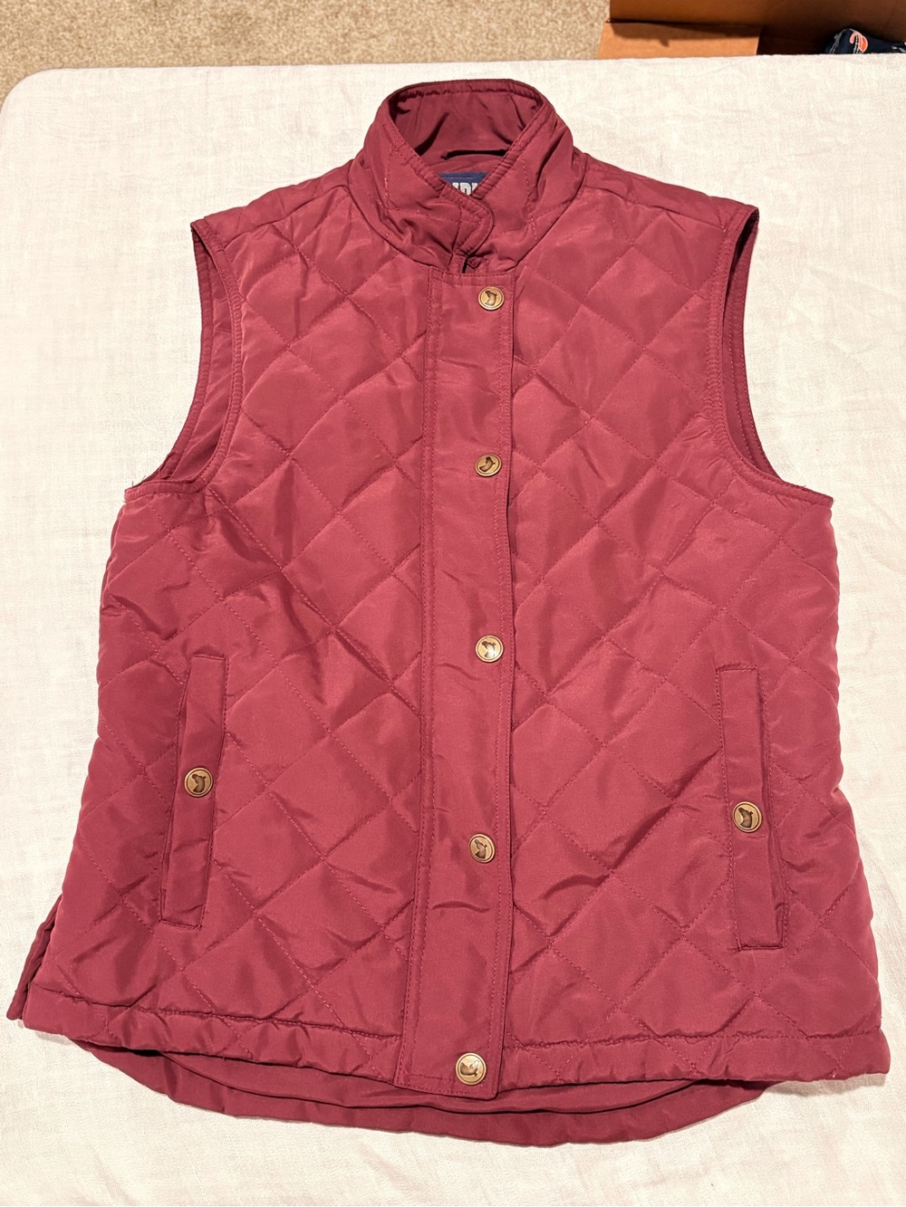 Riding Sport Equestrian Vest in Wine Red Smalll